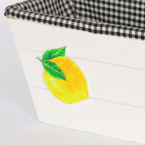 10.25*5.25*5.25''
Lemon & Buffalo Storage Bin