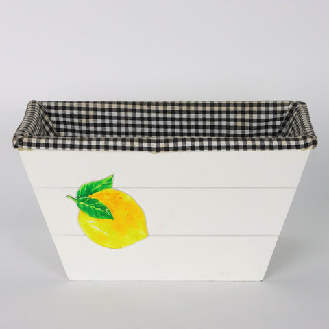 10.25*5.25*5.25''
Lemon & Buffalo Storage Bin