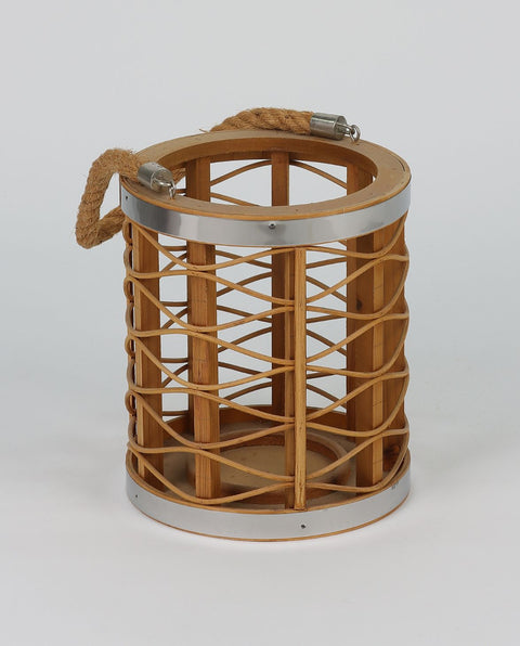 7.5"X8.75"Wooden Lantern Décor