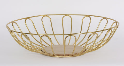 11.75''X11.75"X3.25''
DÉCOR BOL DORÉ