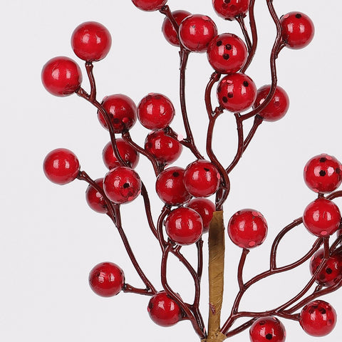 CHRISTMAS 12"H RD BERRIES PK