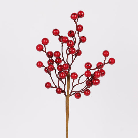 CHRISTMAS 12"H RD BERRIES PK