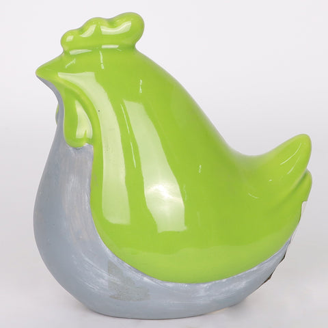 4.5*3*5''Green Rooster Décor