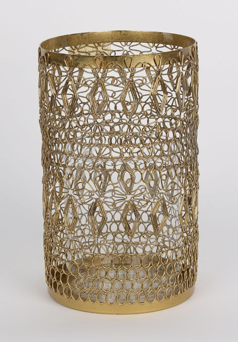 5''X5"X8.5''
Golden Cylinder Décor