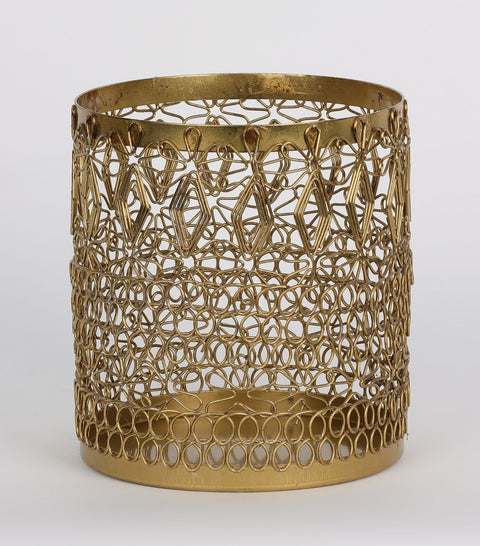5''X5"X5.5''
Golden Cylinder Décor
