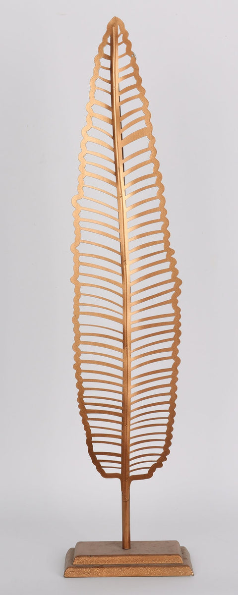 6''x6.25''x25.5''H Gold Leaf décor