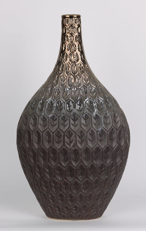Gourd shape Floral Vase Décor 10''X4''X17.5''