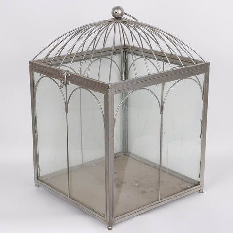 14.25*14.25*24'' Christmas Metal Cage Décor