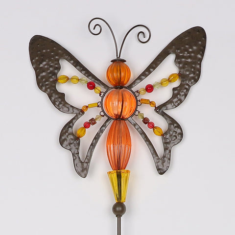 10*36.75''Metal Butterfly Décor