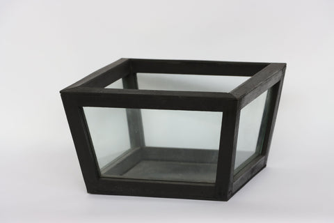 7.5x7.5x4.5in Media Glass Terrarium