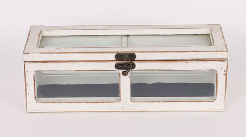 11''X3.875''X3.5''
White-Washed Wooden Box