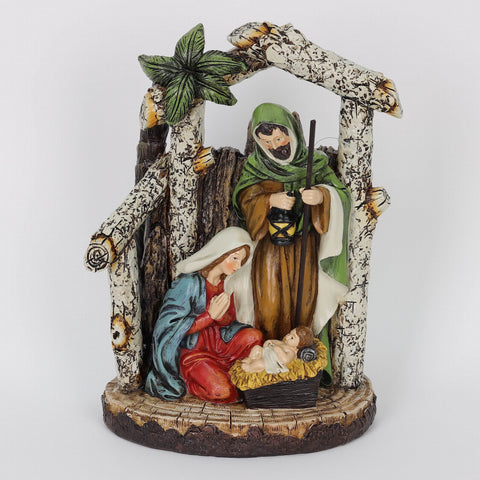 6.75*4.25*9.25‘’ Nativity Décor - Holly Family
