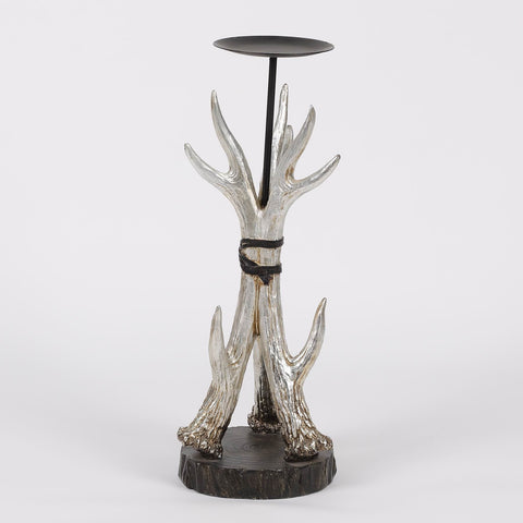 15In Christmas Antler Candle Holder Décor