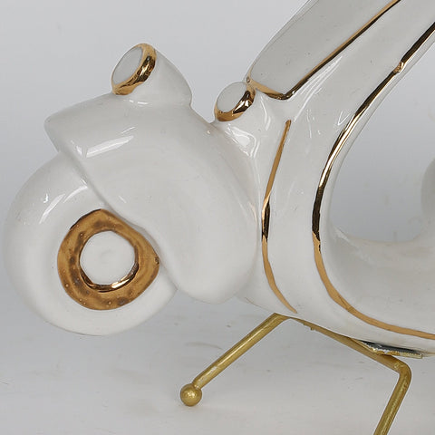 7.75''*3.25''*5'' Ceramic Mini Motobike Décor