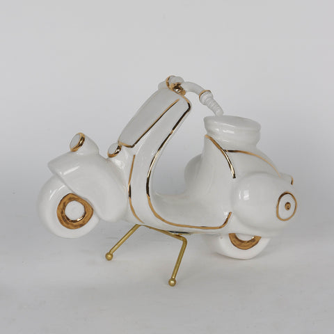7.75''*3.25''*5'' Ceramic Mini Motobike Décor