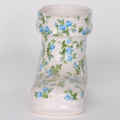 6.5*3.25*5.25‘’Ceramic Floral Boot