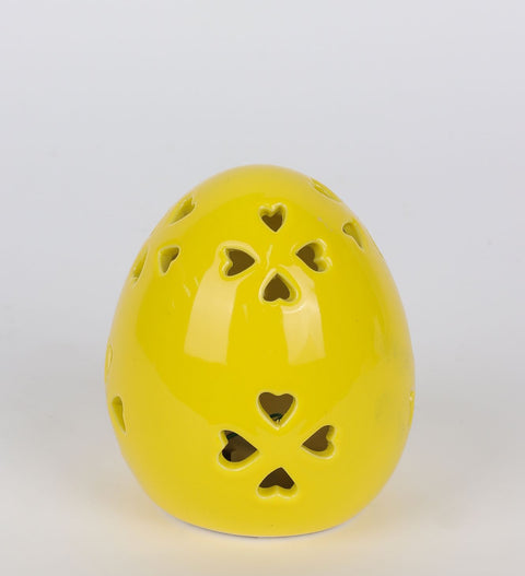 Ceramic Egg W/Light Décor