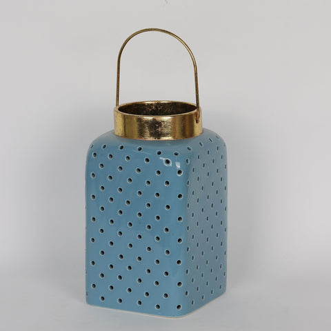 5''*5''*6.375'' Ceramic Lantern Décor