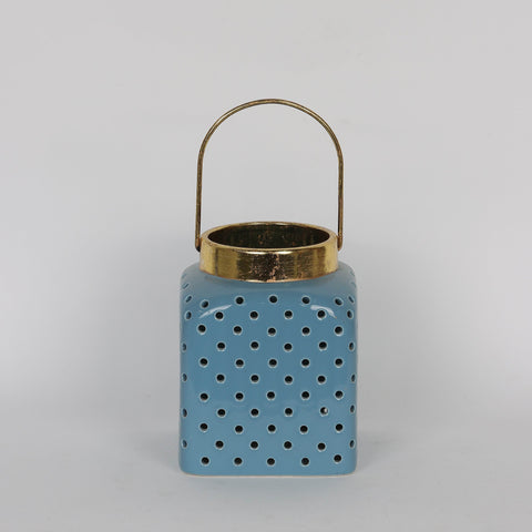 5.5''*5.5''*9.5'' Ceramic Lantern Décor