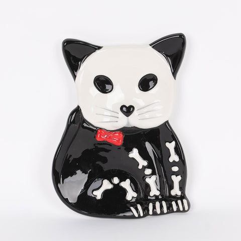 6.75IN HALLOWEEN CAT CANDY DISH