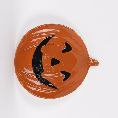 6IN HALLOWEEN PUMPKIN CANDY DISH