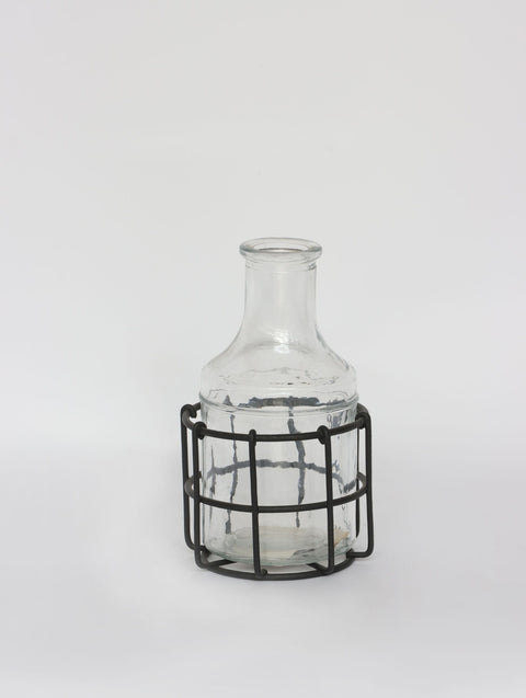 3.25x5.375in Glass Candle holder