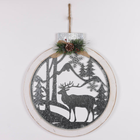 18.75*2.5*21'' Christmas Deer Hanging Décor