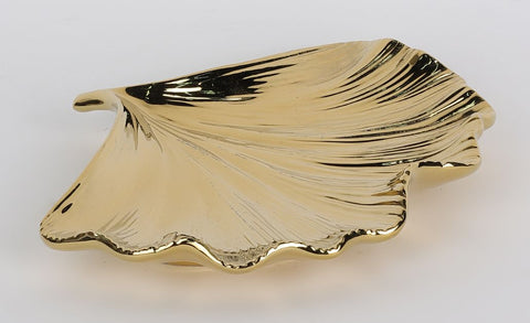 7.25''X6.25''X1''
DÉCOR FEUILLE CÉRAMIQUE DORÉ