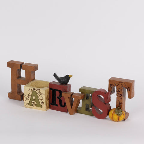 12.5IN HARVEST RESIN DÉCOR