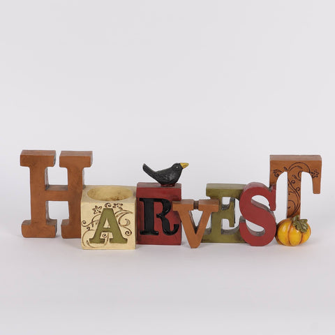 12.5IN HARVEST RESIN DÉCOR