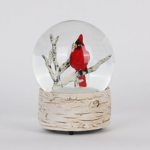 3.75*5‘’ Water Globe - Cardinal