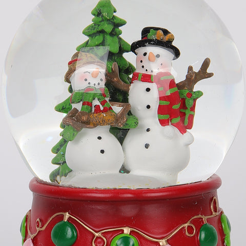 4*5.75‘’ Water Globe - Snowmen