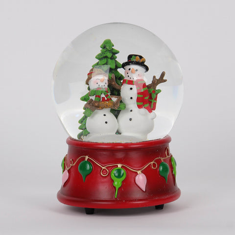 4*5.75‘’ Water Globe - Snowmen