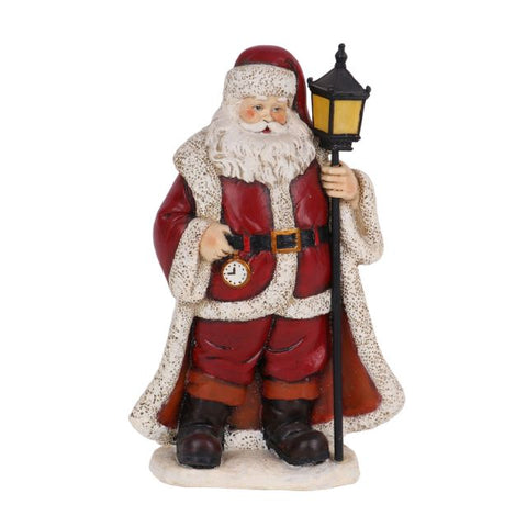 CHRISTMAS 7.08X3.14X11.41 INCH Resin santa décor