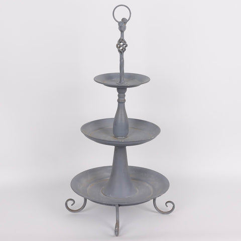 11.5*25'' Christmas Metal 3-Layer Tray