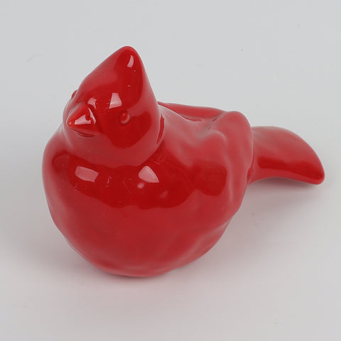 4.75*3.0*4.25 Pink Ceramic Bird Décor