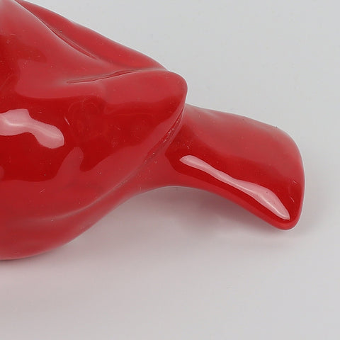 4.75*3.0*4.25 Pink Ceramic Bird Décor