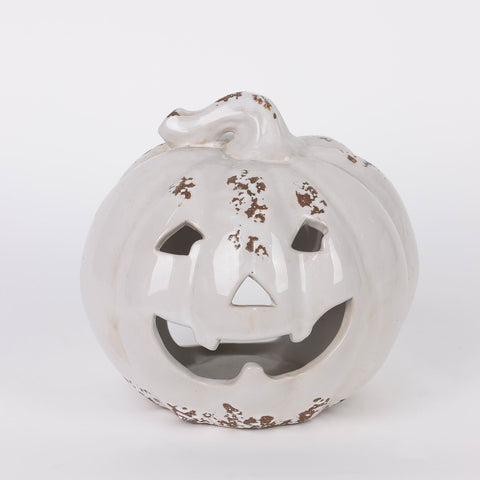 5.5IN HALLOWEEN PUMPKIN TEALIGHT HOLDER
