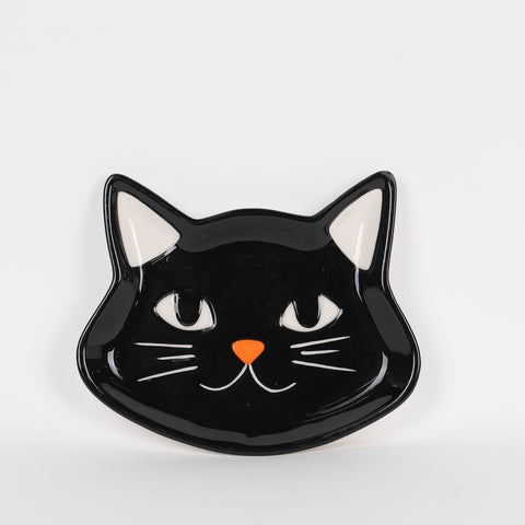 6.25IN HALLOWEEN CAT DISH