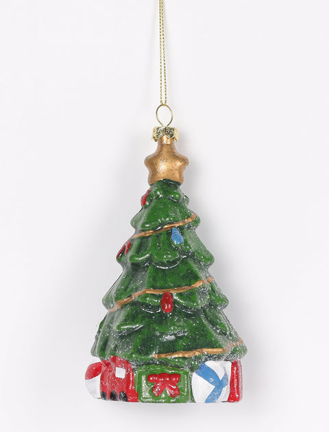 5.25"H Plastic Christmas Tree Ornament
