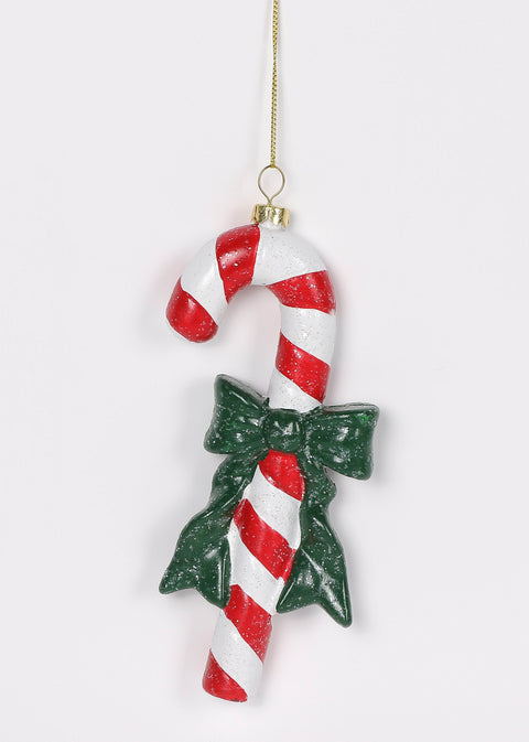 3 X 0.75 X 7.25"H Plastic Candy Cane Ornament