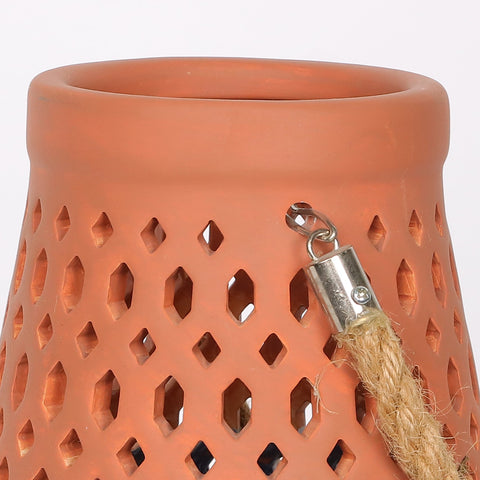6*8.5‘’Orange/Green Candle Holder