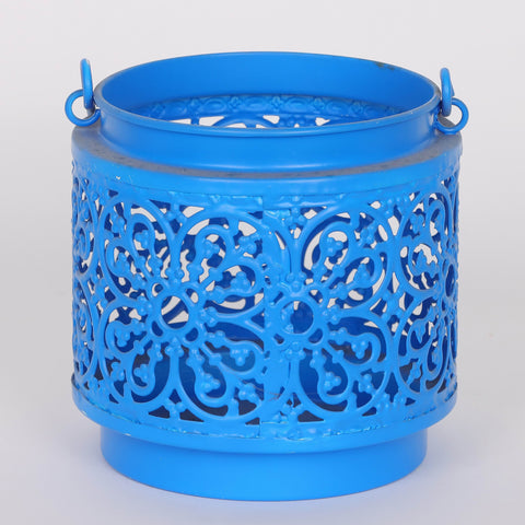 5*4.625''Blue Candle Holder
