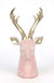 4.125"x4.25"x8.5" Deer head table décor