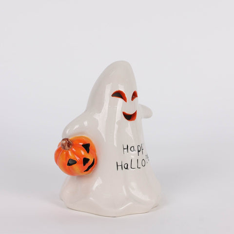 5.25IN HALLOWEEN GHOST W/LITE TABLE