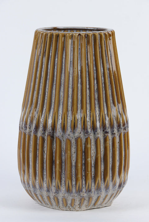7''X10.87'' Ceramic Floral Vase Décor