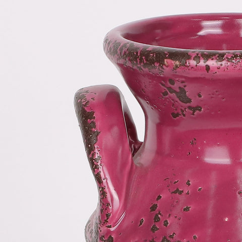 4*3.625*6.5''Burgendy Pot Décor