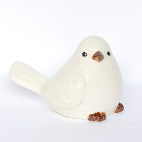 8.25x5x5.5in White Bird déco