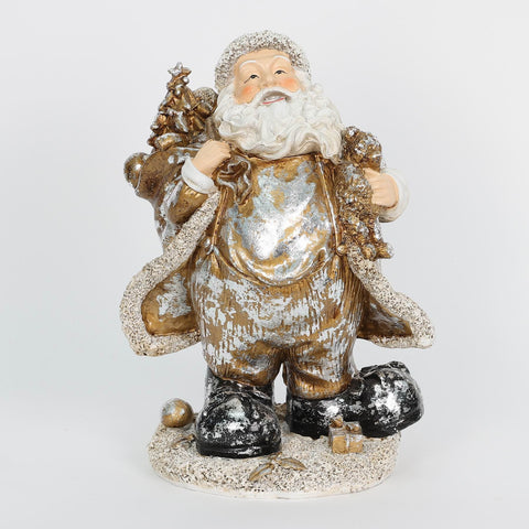 9.5IN RESIN SANTA DÉCOR