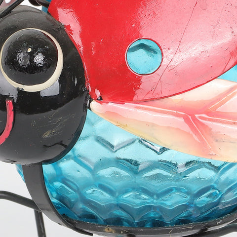 5*5*5.75''Beetle Glass Hanging Cup Deocr